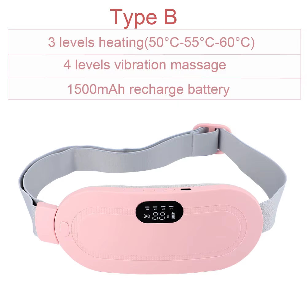 Menstrual Period Pain Relief Device 5-Level Heating Pad Eletric Massager Abdominal Vibrator for Women Physiotherapy Belly Warmer