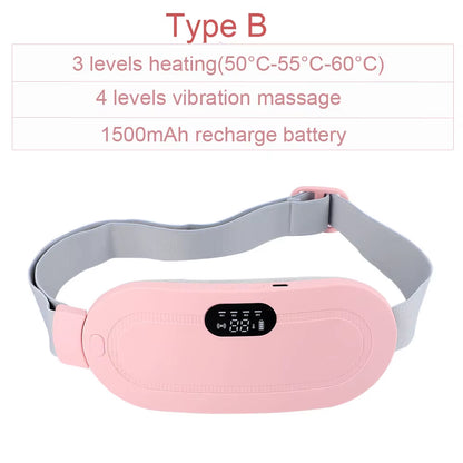 Menstrual Period Pain Relief Device 5-Level Heating Pad Eletric Massager Abdominal Vibrator for Women Physiotherapy Belly Warmer
