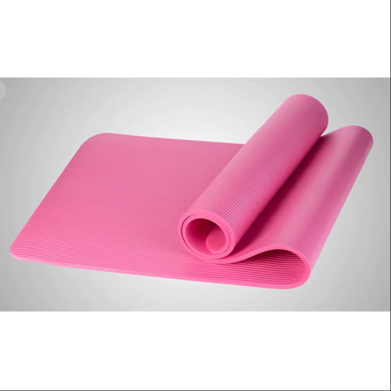 Multi-Functional Healthy Sports Handsome Body Tasteless NBR Yoga Thickening Environmentally Friendly Rubber Sports Mat