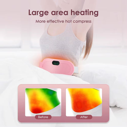 Menstrual Period Pain Relief Device 5-Level Heating Pad Eletric Massager Abdominal Vibrator for Women Physiotherapy Belly Warmer