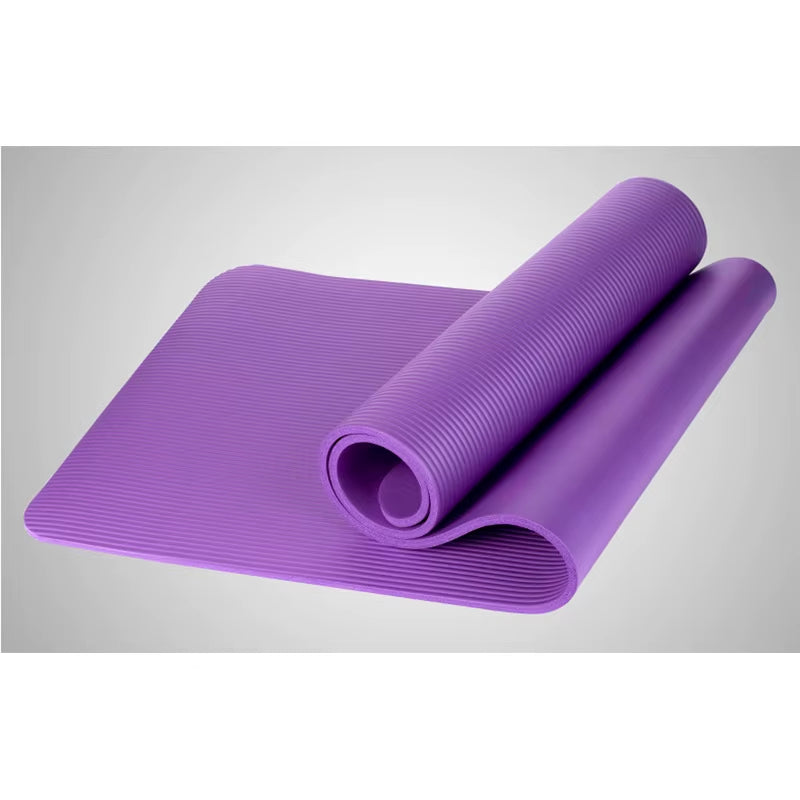 Multi-Functional Healthy Sports Handsome Body Tasteless NBR Yoga Thickening Environmentally Friendly Rubber Sports Mat