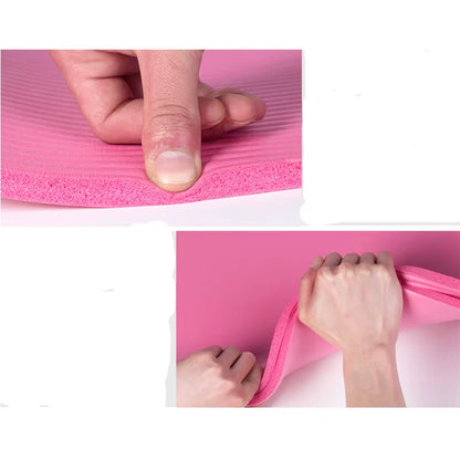 Multi-Functional Healthy Sports Handsome Body Tasteless NBR Yoga Thickening Environmentally Friendly Rubber Sports Mat